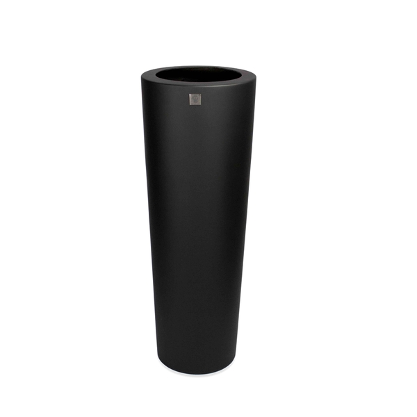 Vaso Decorativo Paris Preto Fosco G 86cm - Indo Decorar