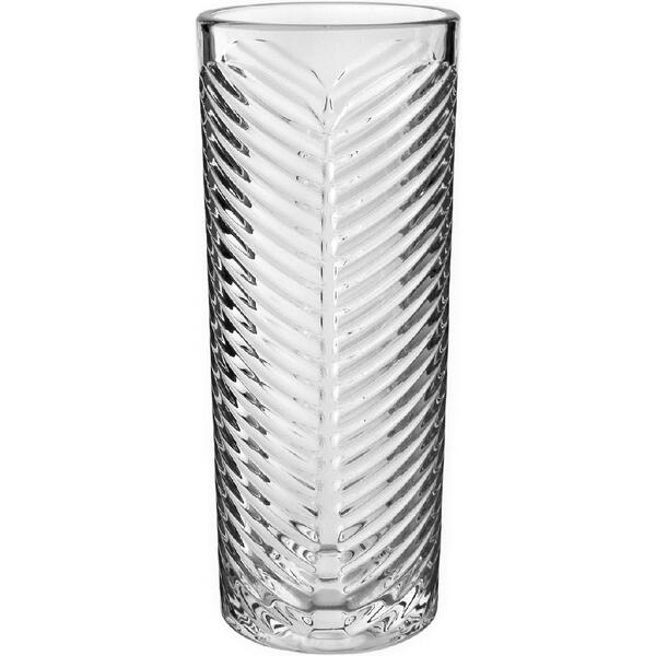 Vaso Decorativo Planta Redondo Home&co Vidro 24x10x10cm Trans