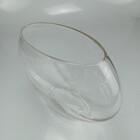 Vaso Decorativo Planta Redondo Home&co Vidro 28x12x34cm Trans