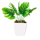 Vaso Decorativo Quadrado Melamina Branco