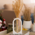 Vaso Decorativo Retangular E Janela 2 Pçs Conjunto Decoração