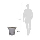 Vaso Decorativo Siena 45 Japi Aço Corten