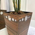 Vaso Decorativo Trapézio Vegas Peg Bnpfes 64cm