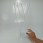 Vaso Decorativo Tubos Home&co Borossilicato Transparente