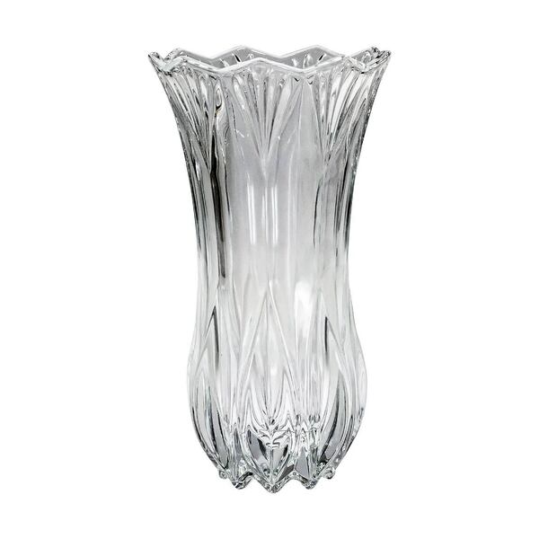 Vaso Decorativo Vidro Detalhado 13x23cm Zf0043 St1661