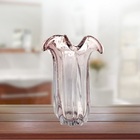 Vaso Decorativo Vidro Murano Lilás Ametista 25cm - Jolitex