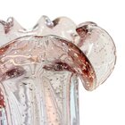 Vaso Decorativo Vidro Murano Lilás Ametista 25cm - Jolitex