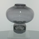 Vaso Decorativo Vintage Home&co Vidro 20x20x20cm Fume