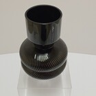 Vaso Decorativo Vintage Home&co Vidro 22x15x15cm Preto