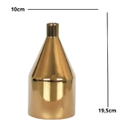 Vaso Dourado Vernier P 19,5 Cm