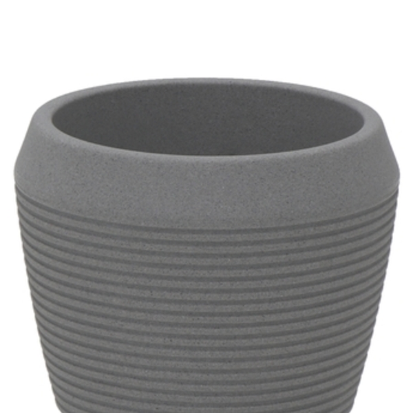 Vaso Egipcio Em Polietileno Cimento 29 Cm Tramontina