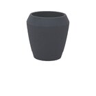 Vaso Egípcio Tramontina Em Polietileno Grafite 45 Cm Tramonti