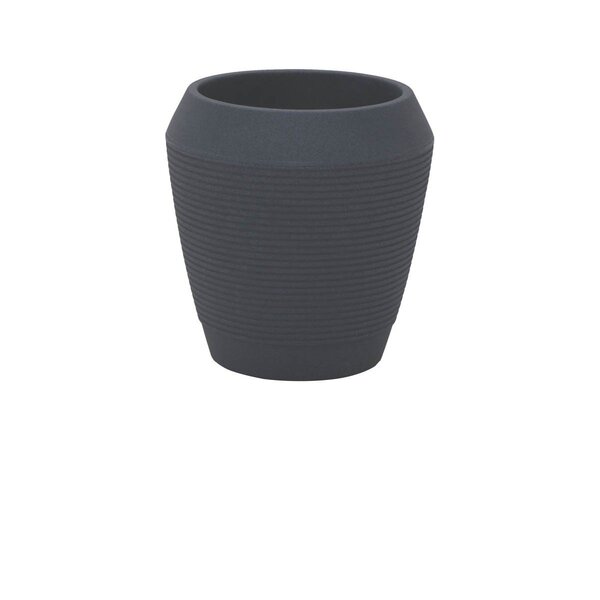 Vaso Egípcio Tramontina Em Polietileno Grafite 45 Cm Tramonti