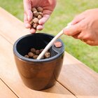 Vaso Elegance Autoirrigável 03 Nutriplan Travertino