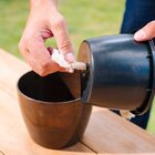 Vaso Elegance Autoirrigável 03 Nutriplan Travertino