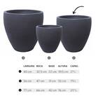 Vaso Elipse Rústico 57 (79l) Cor Cimento Japi