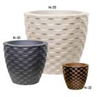 Vaso Elo Redondo 22 (6,5l) Preto Nutriplan