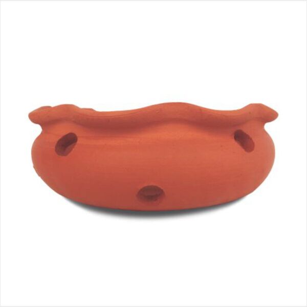 Vaso Em Ceramica Bacia Com Furos Para Plantio De Orquídeias T