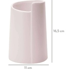 Vaso Em Cerâmica Branco 17cm