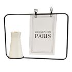 Vaso Em Cerâmica Com Porta Recado / Fotografia - 10 X 5 2 Cm