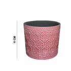 Vaso Em Cerâmica Rosa Antigo 11cm - D'rossi