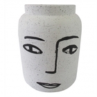 Vaso Em Cimento Cinza