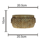 Vaso Em Cimento Palha - 20x20x10cm