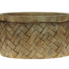 Vaso Em Cimento Palha - 20x20x10cm