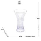 Vaso Em Cristal Wolff Queen 15x10x24cm