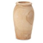 Vaso Em Madeira 25x14,5cm