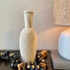 Vaso Em Madeira 41cm Artesanal