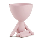 VASO EM POLIRESINA 14x 11 x 9,5cm, ROSE