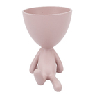 VASO EM POLIRESINA 13x 9,5 x 17cm, ROSE