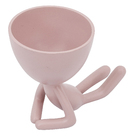VASO EM POLIRESINA 13x 9,5 x 17cm, ROSE