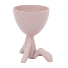 VASO EM POLIRESINA 14,5x 10 x 10cm, ROSE
