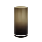 Vaso em Vidro 25x12x12cm Preto 18552 Mart Collection