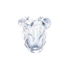 Vaso Em Vidro Lyor Italy 11 5x13cm Azul