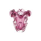 Vaso Em Vidro Lyor Italy 13x14 5cm Rosa