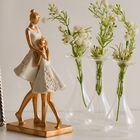 Vaso Em Vidro Transparente 17x5x14cm Da Royal