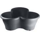 Vaso Empilhável Treviso (41x39x16) Preto Okla