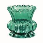 Vaso Esmeralda Em Vidro 11312 Mart