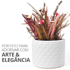Vaso Estados Artesanal Decorativo 10cm São Paulo Em Cimento