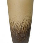 Vaso Estilo Vietnamita Bege 23x23x63cm