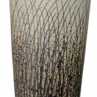 Vaso Estilo Vietnamita Bege 26x26x81cm