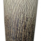 Vaso Estilo Vietnamita Bege 28x28x98cm