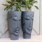 Vaso Face Homem Totem 85 (80l) Grafite Nutriplan