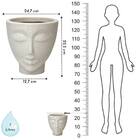 Vaso Face Mulher 25 (7L) Cor Cimento NUTRIPLAN