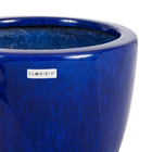 Vaso Fibra Amsterda 27x28cm Azul