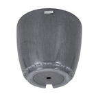 Vaso Fibra Amsterda 27x28cm Cinza