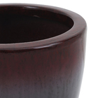 Vaso Fibra Amsterda 27x28cm Vermelho